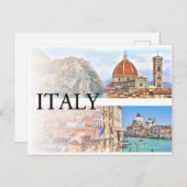 Italië Briefkaart (Voorkant / Achterkant)