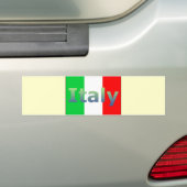 Italië Bumpersticker (Op auto)
