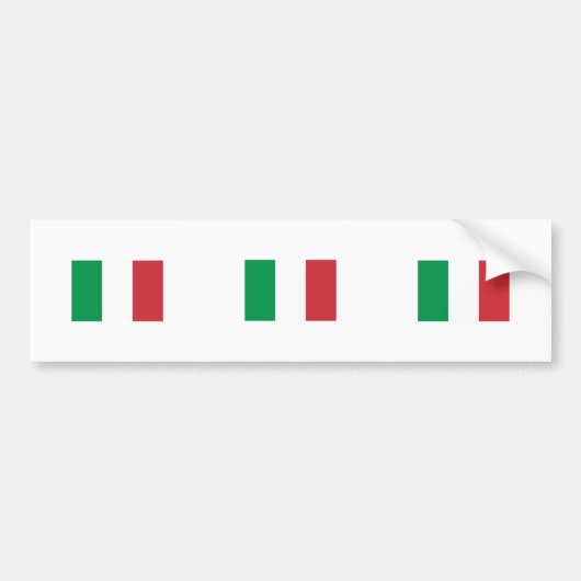 Italië Bumpersticker (Voorkant)
