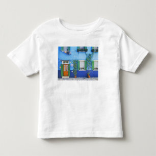 Italië, Burano. Een kleurrijk huis in Burano nabi Kinder Shirts
