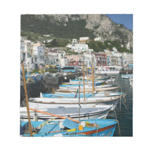 ITALIË, Campania, (Baai van Napels), CAPRI: Marina Notitieblok