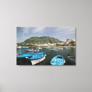 ITALIË, Campania, (Baai van Napels), ISCHIA, FORIO Canvas Afdruk