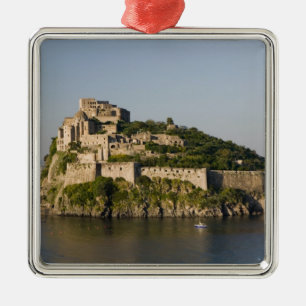 ITALIË, Campania, Golf van Napels), ISCHIA, 2 Metalen Ornament