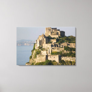 ITALIË, Campania, Golf van Napels), ISCHIA, Canvas Afdruk