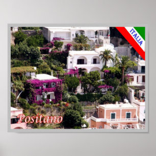 Italië - Campania - Positano - Poster