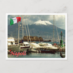 Italië - Campanië - Napels - Uitzicht Vesuvius - Briefkaart