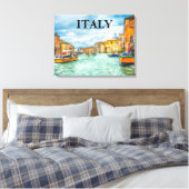 Italië Canvas Afdruk (Insitu (Slaapkamer))