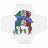 Italie chaotique pain avec drapeau italien (Plat)