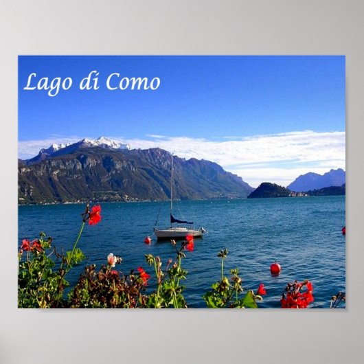 Italië - Comomeer - Poster (Voorkant)