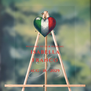 Italie Couple Heart Mariage Bienvenue