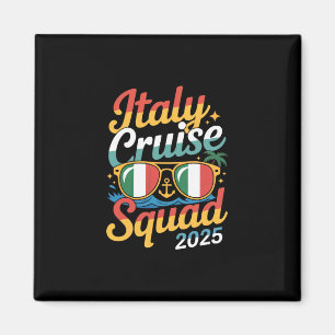 Italië Cruise Squad 2025 Zomer Vakantie Matching F Magneet