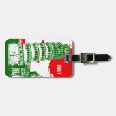 Italië | De Leaning Tower van Pisa Bagagelabel (Voorkant horizontaal)