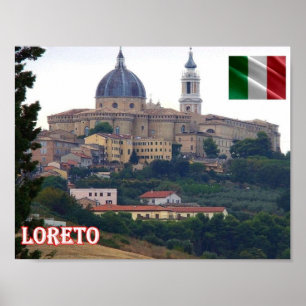 Italië - De marsen - Loreto - Poster