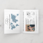 Italie Destination Mariage Gold Carte Passeport Mo (Couchage intérieur)