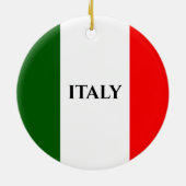 Italie Drapeau italien ornement design (Dos)