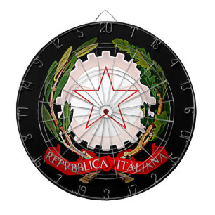 Italië Emblem Dark Dartbord