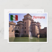 Italië - Emilia Romagna - Ferrara - Extern Uitzich Briefkaart (Voorkant / Achterkant)