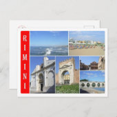 Italië - Emilia Romagna - Rimini - Mosaic - Briefkaart (Voorkant / Achterkant)