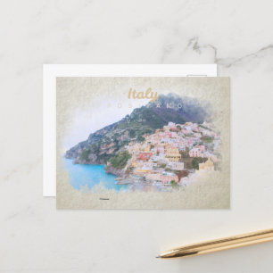 Italie en aquarelle Carte postale