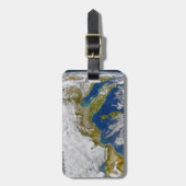 Italië en het Adriatische Zee. Bagagelabel (Voorkant verticaal)