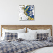 Italië en het Adriatische Zee. Canvas Afdruk (Insitu (Slaapkamer))