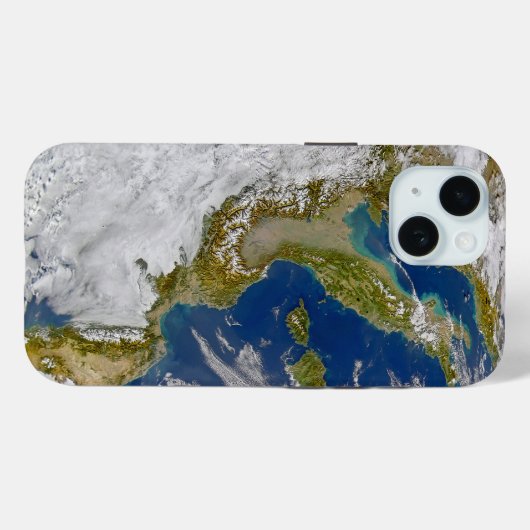 Italië en het Adriatische Zee. Case-Mate iPhone Case (Achterkant (horizontaal))