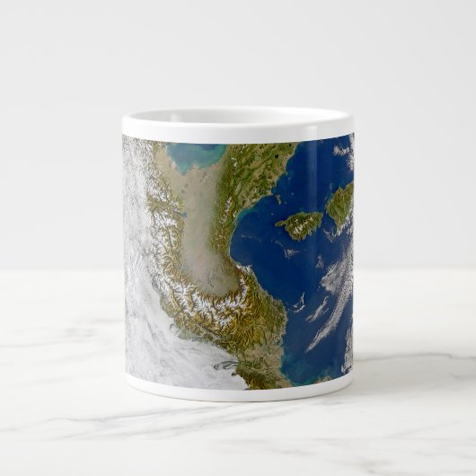 Italië en het Adriatische Zee. Extra Grote Beker (Voorkant)