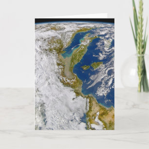 Italië en het Adriatische Zee. Kaart