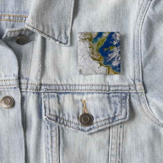 Italië en het Adriatische Zee. Vierkante Button 5,1 Cm (In situ)