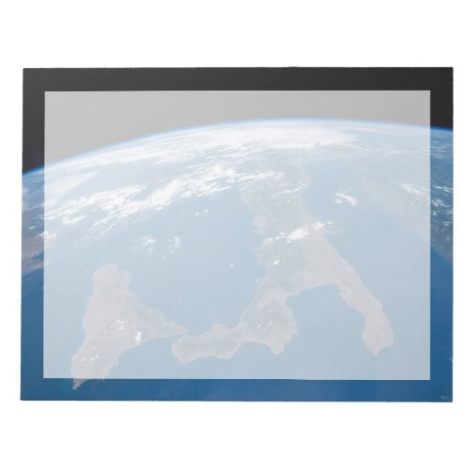 Italië en het eiland Sicilië. Notitieblok (Voorkant)