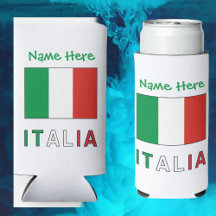 Italië en Italiaanse Vlag met Jouw Naam