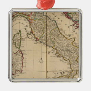 Italië en Slovenië Metalen Ornament