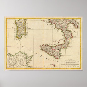 Italië en Slovenië Poster