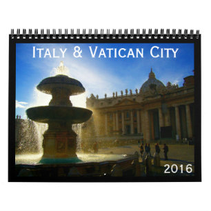 italië en vaticaan 2016 kalender
