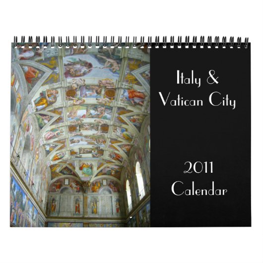 italië en vaticaan kalender 2011 (Hoes)