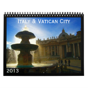 italië en vaticaan kalender 2013