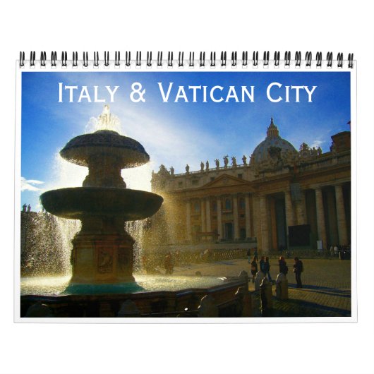 Italië en Vaticaanstad 2025 Kalender (Hoes)
