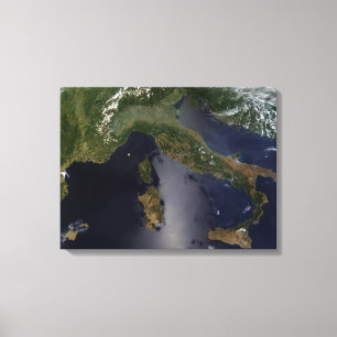 Italië en Zuidoost-Frankrijk Canvas Afdruk
