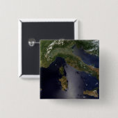 Italië en Zuidoost-Frankrijk Vierkante Button 5,1 Cm (Voorkant /achterkant)