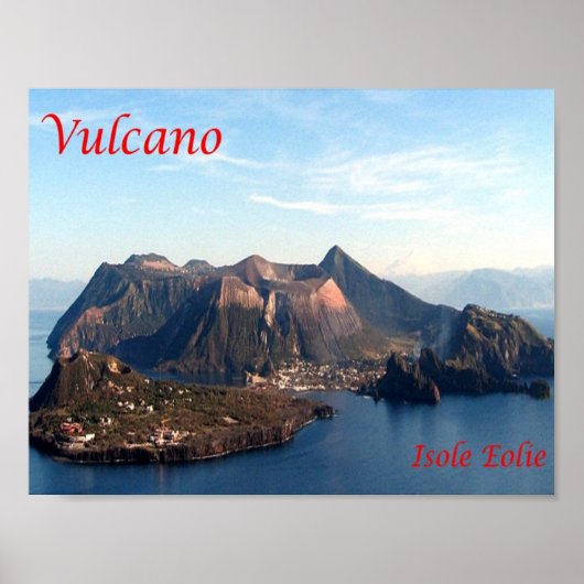 Italië - Eolische eilanden - Stromboli Volcano - Poster (Voorkant)
