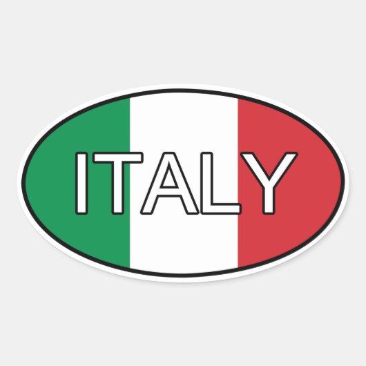 Italië Euro Sticker (Voorkant)