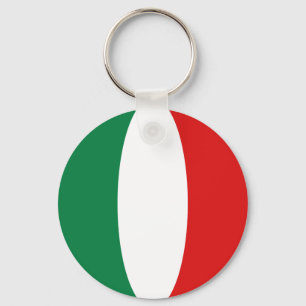 Italië Fisheye Flag Sleutelhanger