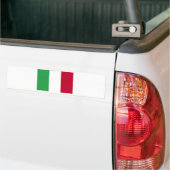 ITALIË FLAG BUMPERSTICKER (Op Truck)