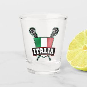 Italië Flag Italia Lacrosse Shot Glas