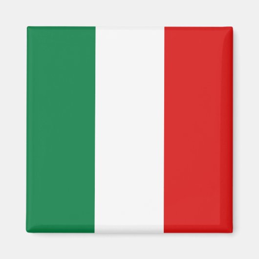 Italië Flag Magnet Magneet (Voorkant)