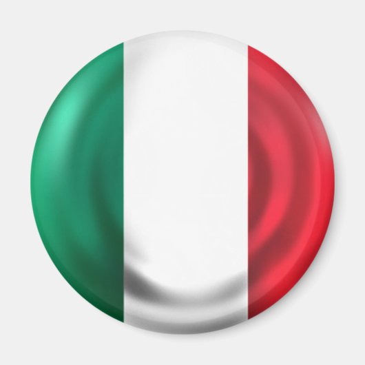 Italië Flag Magnet Magneet (Voorkant)