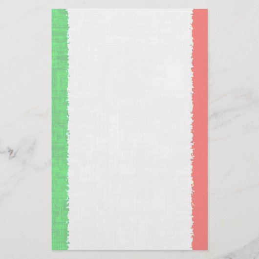 ITALIË FLAG Stationery Briefpapier (Voorkant)