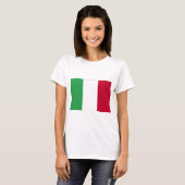 ITALIË FLAG T-SHIRT (Voorkant volledig)