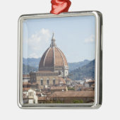 Italië, Florence, Cityscape met Duomo Metalen Ornament (Links)