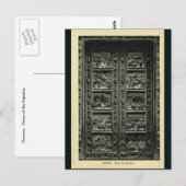 Italië, Florence, Firenze, 1908, bankdeuren Briefkaart (Voorkant / Achterkant)
